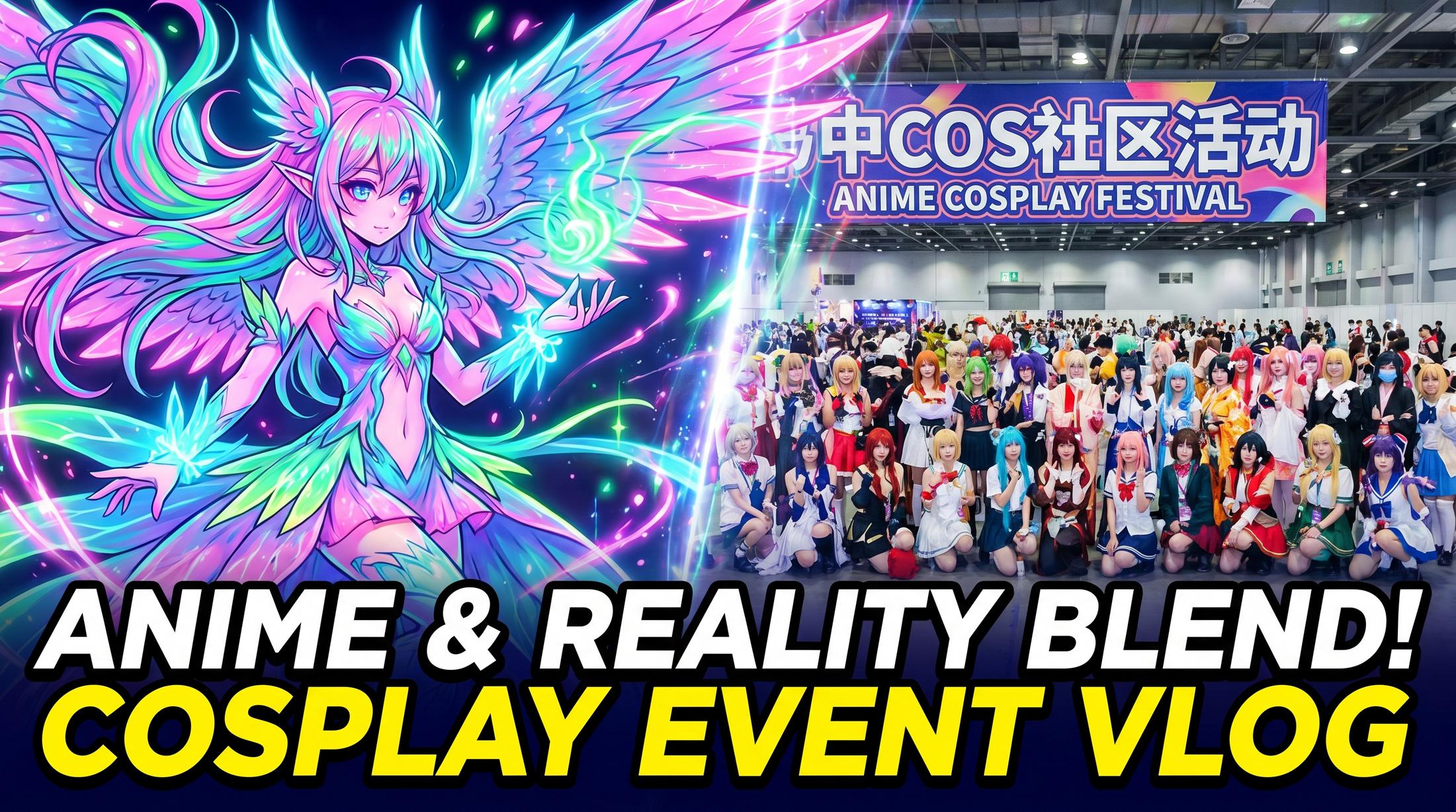 男同视频,二次元：漫展Cosplay活动合影